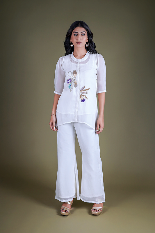 White co-ord set for women