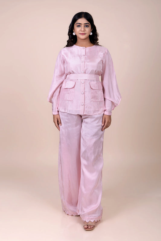 Tarz's Pink Anchored Co-ord set